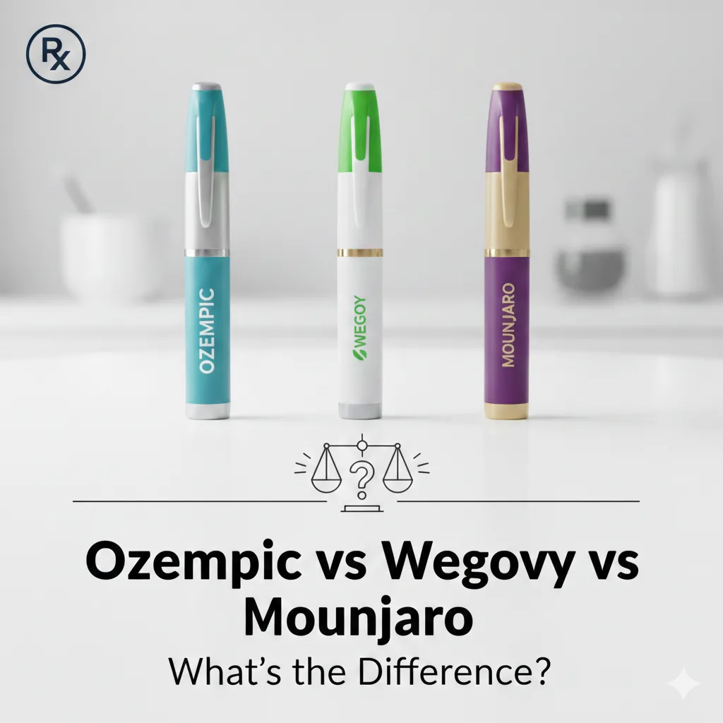 ozempic vs mounjaro vs wegovy