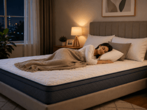 lady_sleeping_on_flo_mattress